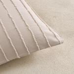 King Size Microfiber Geometric Pillow Shams - 2 Pack