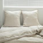 Washed Linen Euro Shams 26'' x 26'' - Set of 2