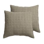 Levtex Home Mills Waffle Euro Sham Set - Taupe