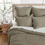 Levtex Home Mills Waffle Euro Sham Set - Taupe