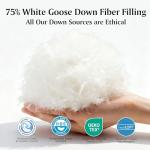 Luxury King Goose Down Fiber Comforter Set