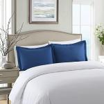 MarCielo Decorative Navy Pillow Shams Set