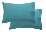 Ultra-Soft 2-Piece Turquoise Pillowcase Set