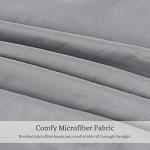 Chic Ruffle Pillow Shams - Queen Size Gray