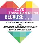 Cozy White Ruffle Bed Wrap for Queen/King