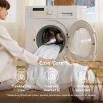 Bedsure King Size Duvet Cover Set, White