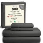 Queen 800 Thread Count Egyptian Cotton Sheet Set