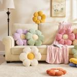 Cute Flower Shaped Pillow for Bed or Floor