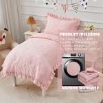 Boho Pink Toddler Bedding Set - 4 Pieces