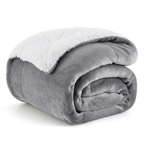 Bedsure Sherpa Fleece Throw Blanket - Twin Size