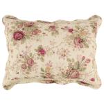 Antique Rose Cotton Quilted Pillow Sham 20x26-inch