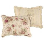 Antique Rose Cotton Quilted Pillow Sham 20x26-inch