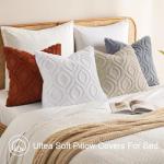 Soft Plush Faux Wool Pillow Covers - Set of 2