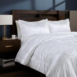 Luxury Satin Silk Queen Comforter Set 3 Piece