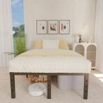 Aldrich 18-Inch Black Metal Full Bed Frame