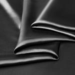 Manyshofu Black Satin Bed Linen Set - 4 Piece