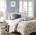 Madison Park Coastal Coral Comforter Set, Queen