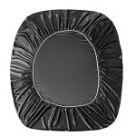 Manyshofu Black Satin Bed Linen Set - 4 Piece