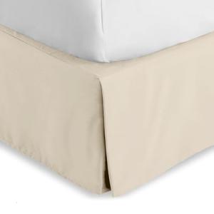 Bare Home 15-Inch Queen Bed Skirt in Sand