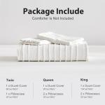 Boho White Duvet Cover Set, Queen Size