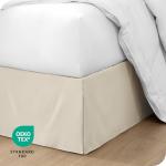 Bare Home 15-Inch Queen Bed Skirt in Sand