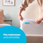 Queen Waterproof Mattress Protector - Fitted, Breathable
