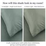 Luxury King Fitted Sheet – 100% Cotton, Sage Green