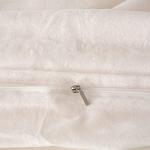 Plush White Shaggy Duvet Cover Set - Queen