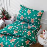 LONAVA Toddler Comforter Set with Gingerbread Man