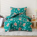 LONAVA Toddler Comforter Set with Gingerbread Man
