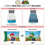 Mario Super Soft Twin Microfiber Sheet Set