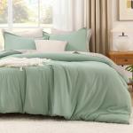 Sage Green Queen Comforter Set - 3 Pieces