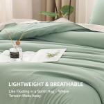 Sage Green Queen Comforter Set - 3 Pieces