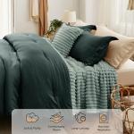 Emerald Green Full Size 5-Piece Comforter Set