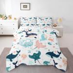 Kawaii Underwater Adventure Kids Bedding Set