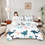 Kawaii Underwater Adventure Kids Bedding Set