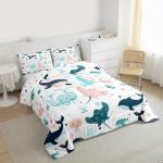 Kawaii Underwater Adventure Kids Bedding Set