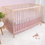 Peanutshell Pink Butterfly Crib Bedding Set