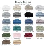 California Design Den Luxury Queen Sheet Set - White