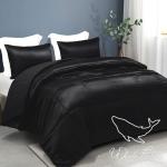 Whale Flotilla Reversible Queen Satin Comforter Set