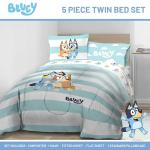 Bluey & Bingo Twin Bed Set - 5 Pieces
