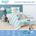 Bluey & Bingo Twin Bed Set - 5 Pieces