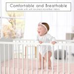 Blush Pink Boho Floral Baby Crib Bedding Set