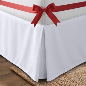 Utopia Bedding Full Bed Skirt - Soft Ruffled White
