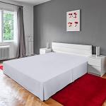 Utopia Bedding Full Bed Skirt - Soft Ruffled White