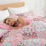 Whale Flotilla Reversible Quilt Set - Full Queen