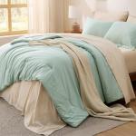 Sage Green 7-Piece King Comforter Bed Set