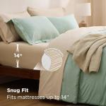 Sage Green 7-Piece King Comforter Bed Set