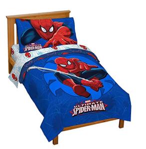 Spiderman 'Regulator' 4-Piece Toddler Bed Set