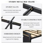 Modern Full Bed Frame with Heavy Duty Support